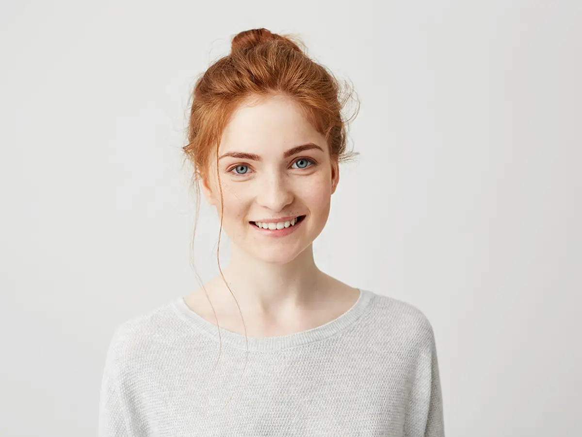 Pasienthistorier, bilde av en vakker moden dame som smiler