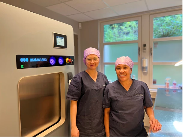 Team på sterilsentralen Fornebuklinikken